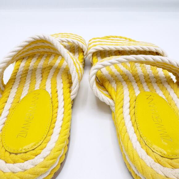 Zimmermann Yellow Rope Slides - Picture 8 of 14